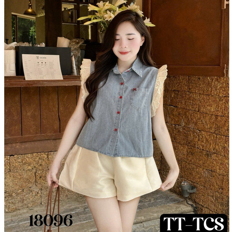 áo nữ kiểu sang chảnh,áo kiểu nữ dễ thương,MẪU MỚI NHẤT bò tay ren cao cấp hot trend gơn phố AD46 | BigBuy360 - bigbuy360.vn