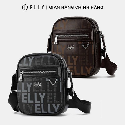 Túi đeo chéo nam da thật ELLY HOMME ETM30 cao cấp chính hãng