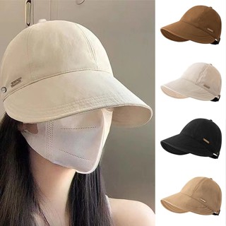 Mũ Bucket Vành Rộng Che Nắng chống Tia Cực Tím Chất Vải Cotton Thoải mái Thoáng khíThời Trang Mùa Hè