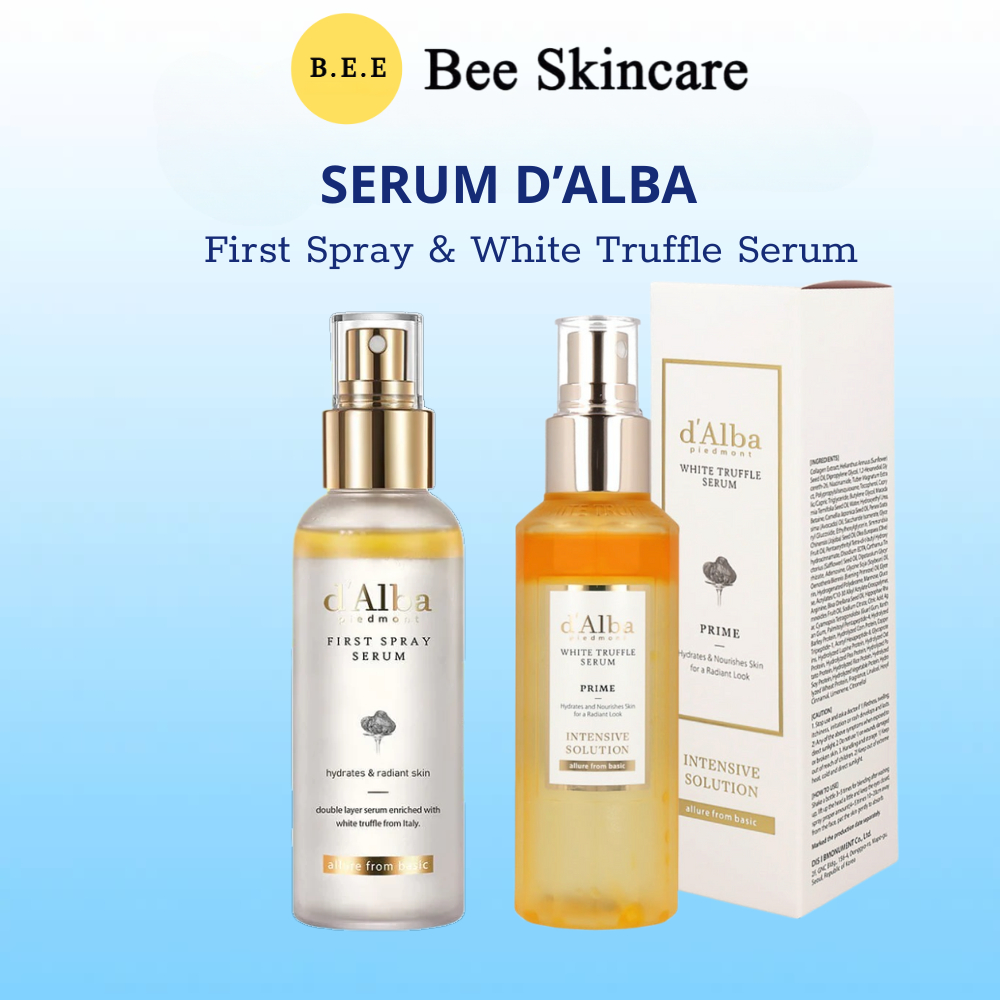 Xịt Khoáng D'Alba White Truffle First Spray Serum Cấp Ẩm, Căng Bóng Da, Xịt Khoáng Bee Skincare