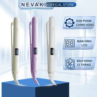 Máy duỗi tóc ép tóc uốn tóc NEVAKI SVEY bổ sung Ion âm, dưỡng tóc mềm mượt, màn hình LED điều chỉnh nhiệt độ tiện lợi