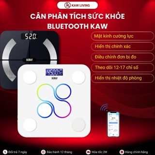 Cân Phân Tích Sức Khỏe Thông Minh KAW, Kết Nối Bluetooth, phân tích 11 chỉ số, Bảo Hành 12 Tháng