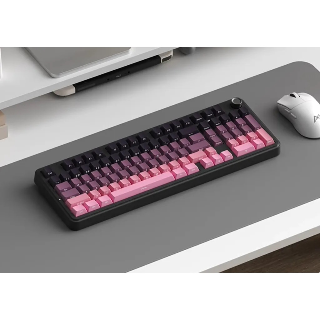 [Sẵn] Bàn Phím Cơ Monka K100 3 Modes Núm Xoay Led RGB Hotswap Full Foam - EA Gear | BigBuy360 - bigbuy360.vn