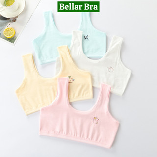  Combo 3 Áo lót lá cho bé gái mới lớn  22-52kg  cotton 2 lớp họa tiết dễ thương Bellar Bra B--341 