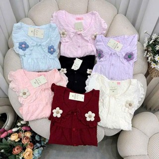 (MÃ 24) Sét bộ đùi Pyjama Đùi Xốp Đính Hoa Siêu Hot