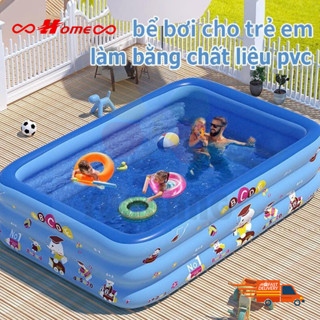  Bể Bơi Cho Bé Phao Bơi Trong Nhà 3 Tầng Cho Trẻ Em Hồ Bơi Tắm Cho Bé Dày Dặn Bền Đẹp ĐÁY 2 LỚP CHỐNG TRƯỢT 