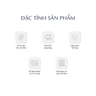Chén Sứ Cao Cấp Minh Long - Daisy - Trắng