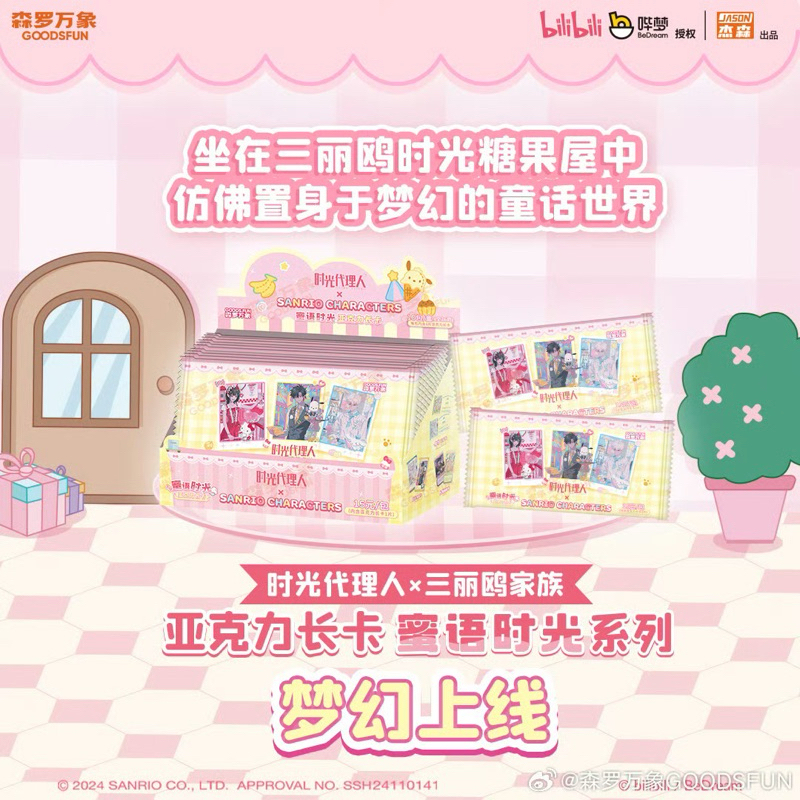 [HÀNG ORDER] Link Click - Gacha box Sanrio - Bản Card Acrylic - HÀNG CHÍNH HÃNG