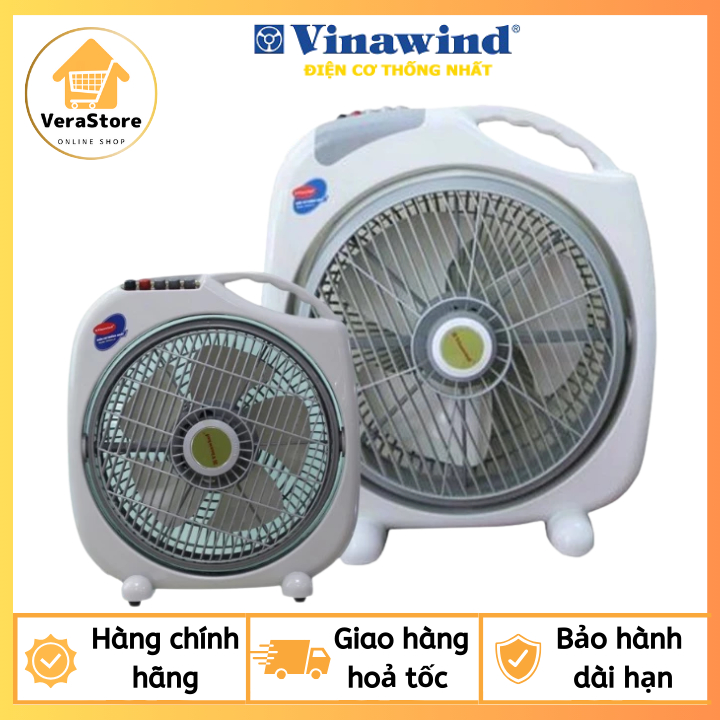 Quạt Hộp, Quạt Tản Cánh Điện Cơ Thống Nhất QH-300LP/QH-350LP Vinawind, Tự ngắt khi đổ