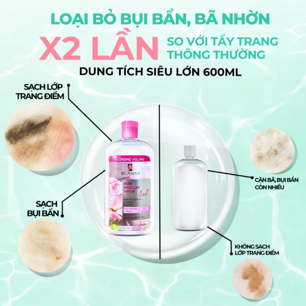 Nước Tẩy Trang Tôi Là Nhất Ya Samaya Nga 600ml