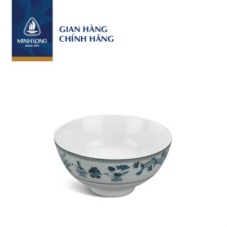  Chén Bát Ăn Cơm Muỗng Sứ Cao Cấp Minh Long - Jasmine - Tứ Quý 