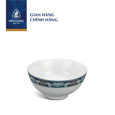 Chén, Bát Ăn Cơm 11.5 cm Sứ Cao Cấp Minh Long - Jasmine - Phước Lộc Thọ