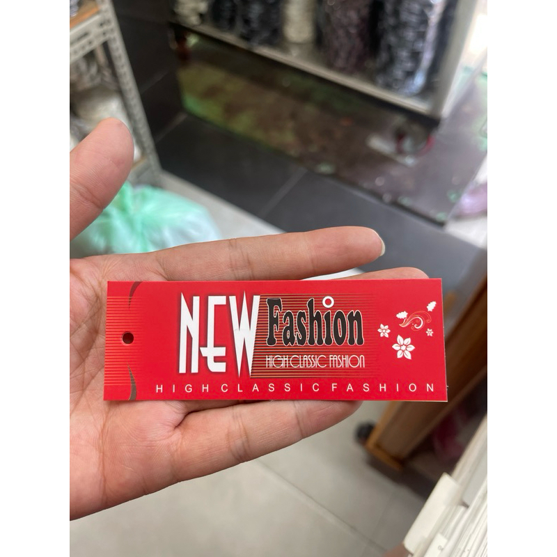 Tag treo Fashion - 3,5x10,5cm - 200c