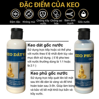Keo Dát Vàng, Phủ Bảo Vệ Gốc Nước, Dát Vàng Tượng, Phào Chỉ Thạch Cao , Nội Thất, Đồ Thủ Công-80ml