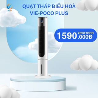 Quạt tháp điều hoà Vie-Poco Plus 60w, tích hợp lọc không khí ion