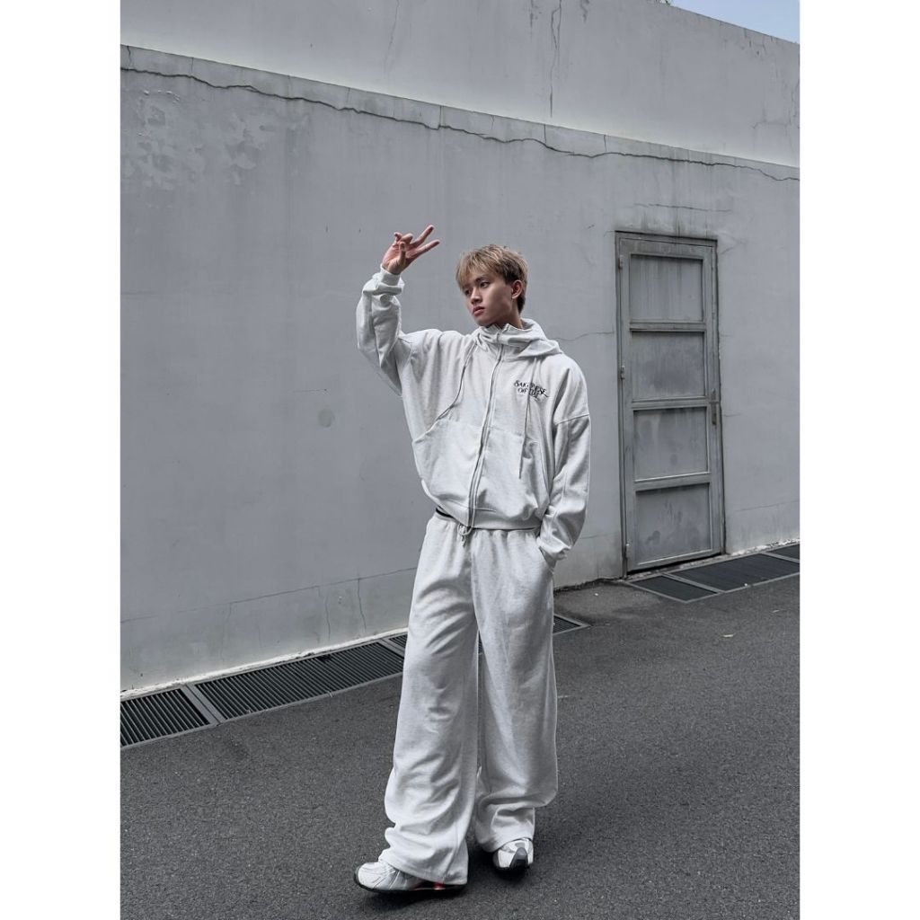 Áo Khoác Hoodie Ninja SAIGONESE Thun Nỉ 2 Da Form Boxy Phối Cánh Dơi Unisex Nam Nữ AK01SG | BigBuy360 - bigbuy360.vn