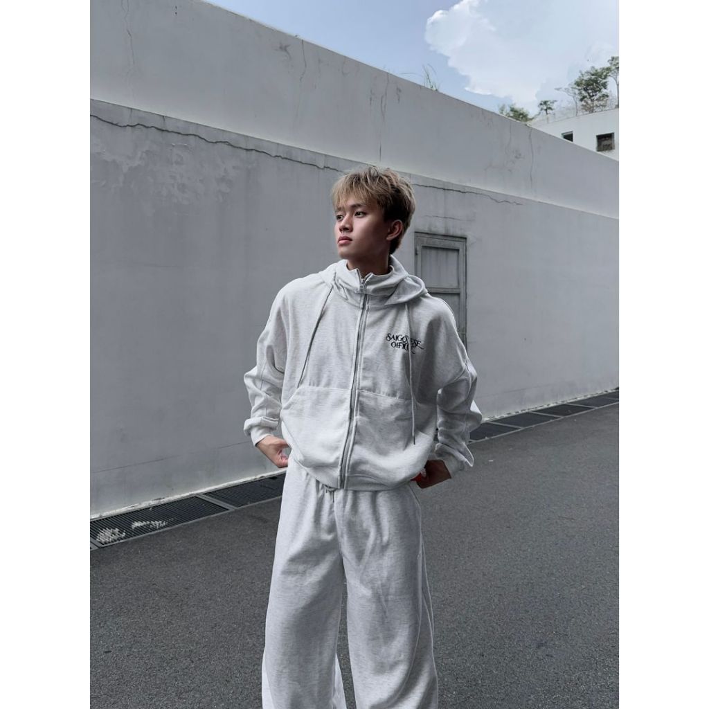 Áo Khoác Hoodie Ninja SAIGONESE Thun Nỉ 2 Da Form Boxy Phối Cánh Dơi Unisex Nam Nữ AK01SG | BigBuy360 - bigbuy360.vn