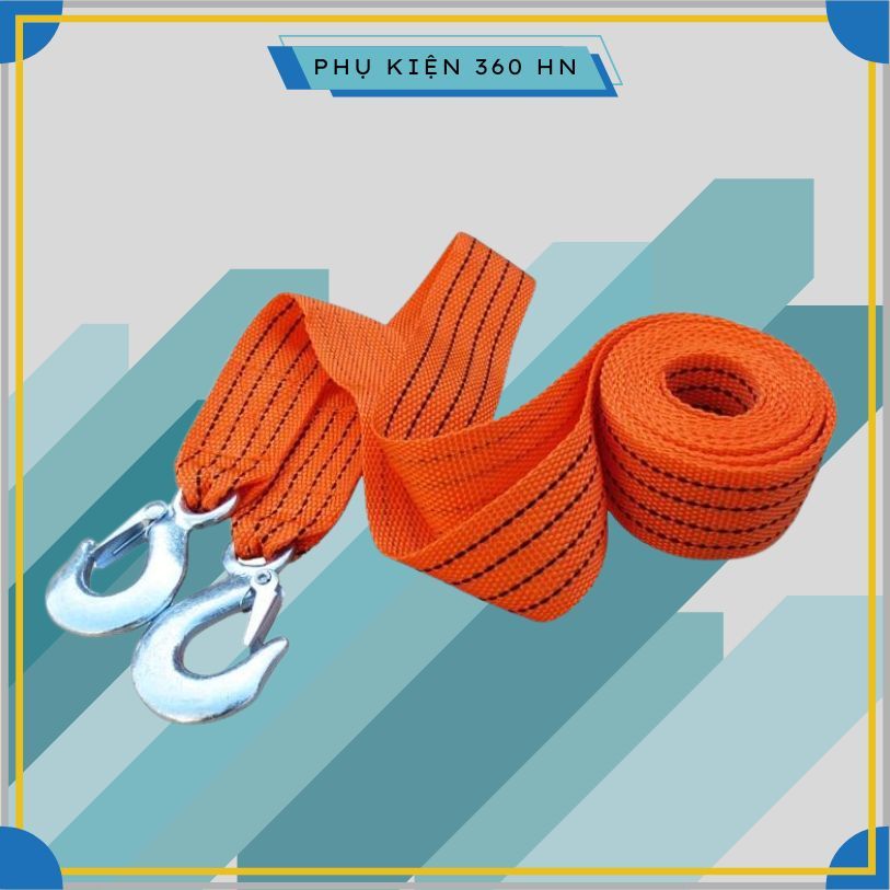 Dây Cáp Kéo Ô Tô Siêu Bền Loại 3M - Cáp Cứu Hộ Xe Hơi