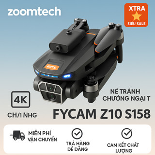 Flycam Z10 S158 có GPS Flaycam 8K camera nét cao cấp drone điều khiển từ xa động cơ không chổi than