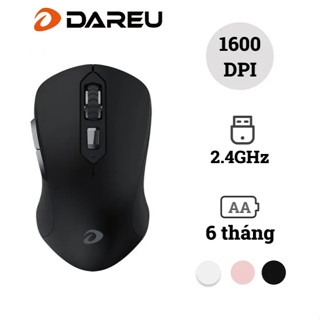 Chuột Không Dây Dareu LM115G - Hàng Chính Hãng Mai Hoàng BH 24 Tháng