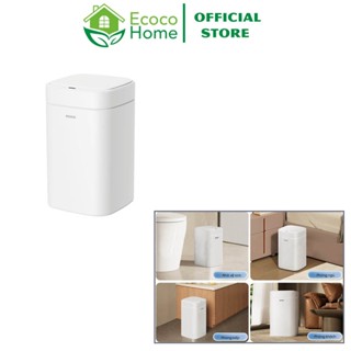 Thùng Rác ECOCO Cảm Ứng Thông Minh 12L Tiện Lợi, Thùng Rác Nắp Mở Cảm Ứng Tự Động Có Lõi E25017