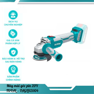  Máy mài góc pin 20V TOTAL TAGLI21104  motor không chổi than,công suất 900W 