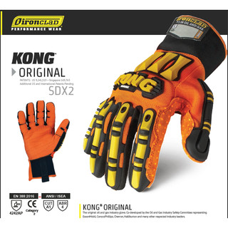 GĂNG TAY KONG ORIGINAL CHỐNG VA ĐẬP CODE SDX2 (KONG VÀNG)