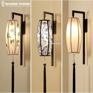  Đèn Tường Chao Vải Cổ Điển DB-SY909 - Hoạ Tiết Tinh Xảo - Làm Nổi Bật Và Tính Thẩm Mỹ Trong Ngôi Nhà  - Kèm Bóng G45 