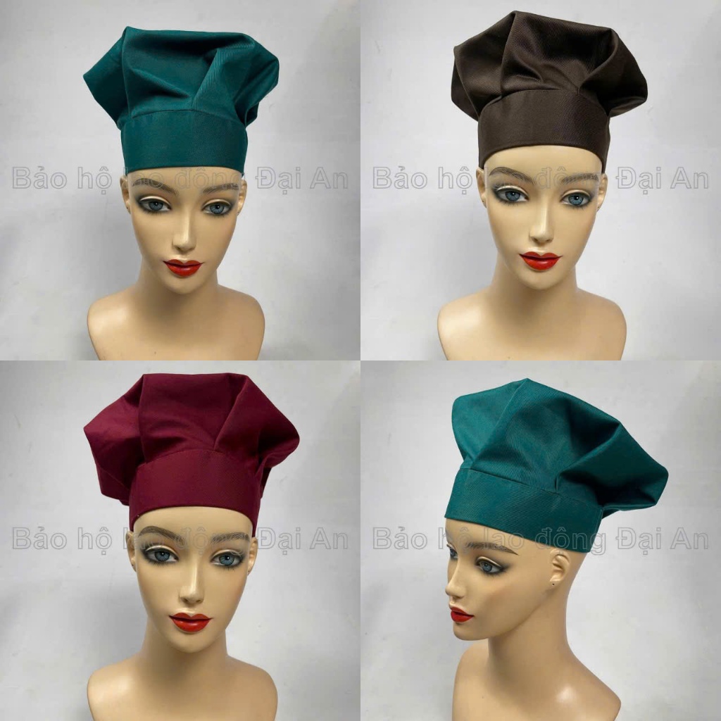 Nón Đầu Bếp Bo Thun – Vải Mềm – Nhiều Màu – Freesize Nam Nữ (MB02)
