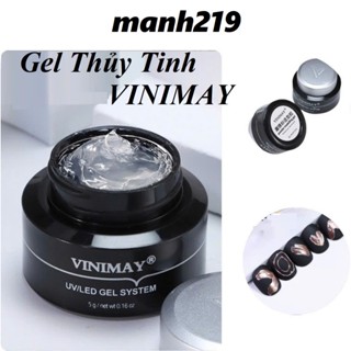 Gel thủy tinh tráng gương Vinimay, giọt sương, vẽ nổi định hình - manh219