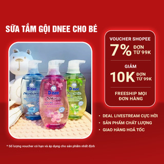  Sữa tắm gội dnee Thái Lan cho bé từ 0 tuổi 380ml 
