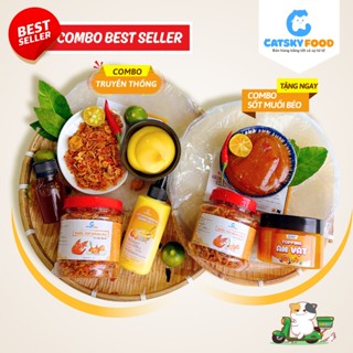 Bánh tráng phơi sương CATSKY FOOD đồ ăn vặt tiện lợi - BEST SELLER