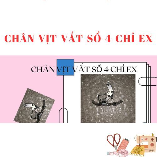 CHÂN VỊT VẮT SỔ 4 CHỈ EX