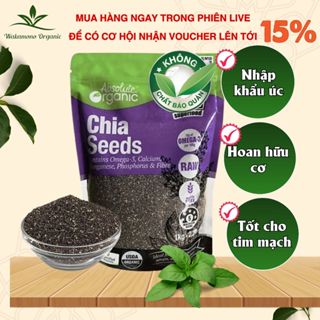 Hạt chia Organic đẹp da, tốt cho tim mạch người tiểu đường, tốt cho sức khỏe.