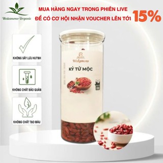 Kỷ tử trung hữu cơ Wakamono, khô tự nhiên không sấy lưu huỳnh, hạt to đều, ngọt.