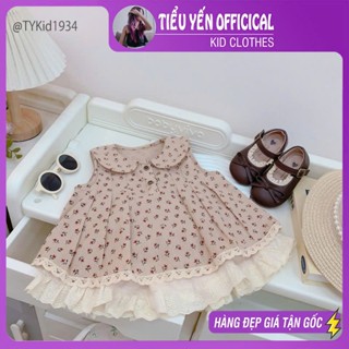 Quàn áo trẻ em, Quần áo hè bé gái đi học đi chơi, vải linen mềm mát S1934 | Tiểu Yến KID