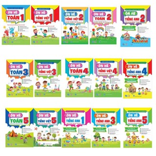 Sách - Ôn Hè Toán, Tiếng Việt Và Tiếng Anh