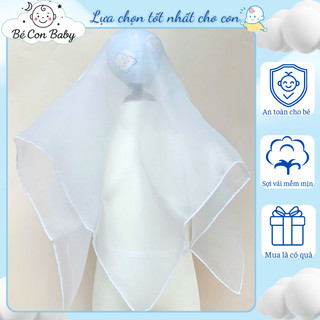 Set 3 Khăn Voan Chắn Gió Chắn Bụi Cho Bé Sơ Sinh Đi Đường Loại Dầy Dặn Chống Bụi Mịn Đặc Biệt  Tốt -