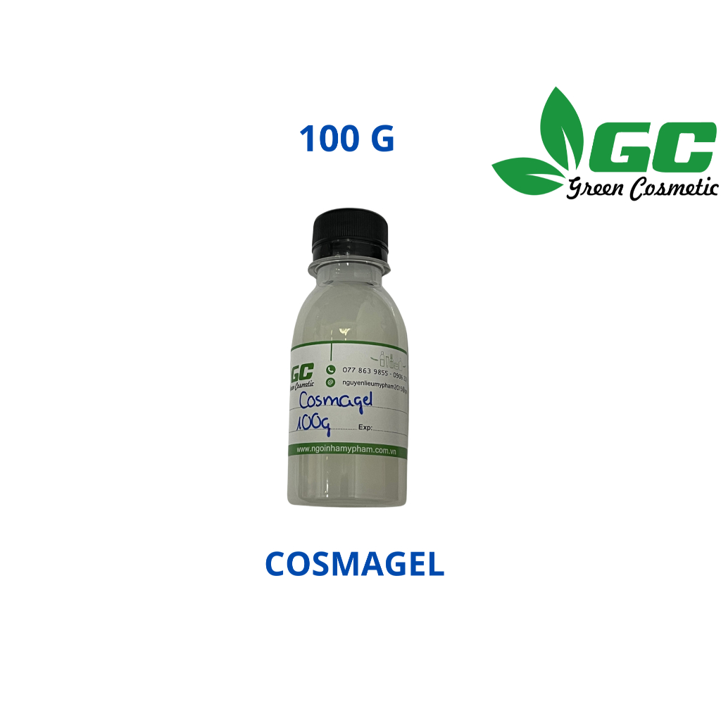 [HCM] Cosmagel - Chất tạo đặc lotion, kem - Nguyên liệu mỹ phẩm Greencosmetic - 50g, 100g, 500g