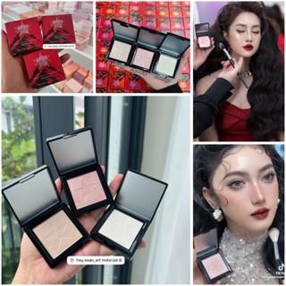  Phấn highlight bắt sáng highlight RED&BLACK siêu mịn bám phấn lên màu đẹp 
