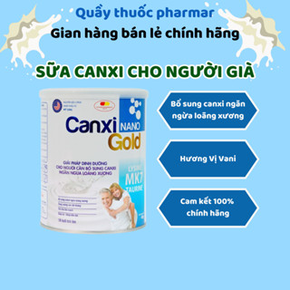 Sữa Cho Người Già Hỗ Trợ Xương Khớp Bổ Sung Canxi, Ngăn Ngừa Loãng Xương Chính Hãng Canxi Nano Gold