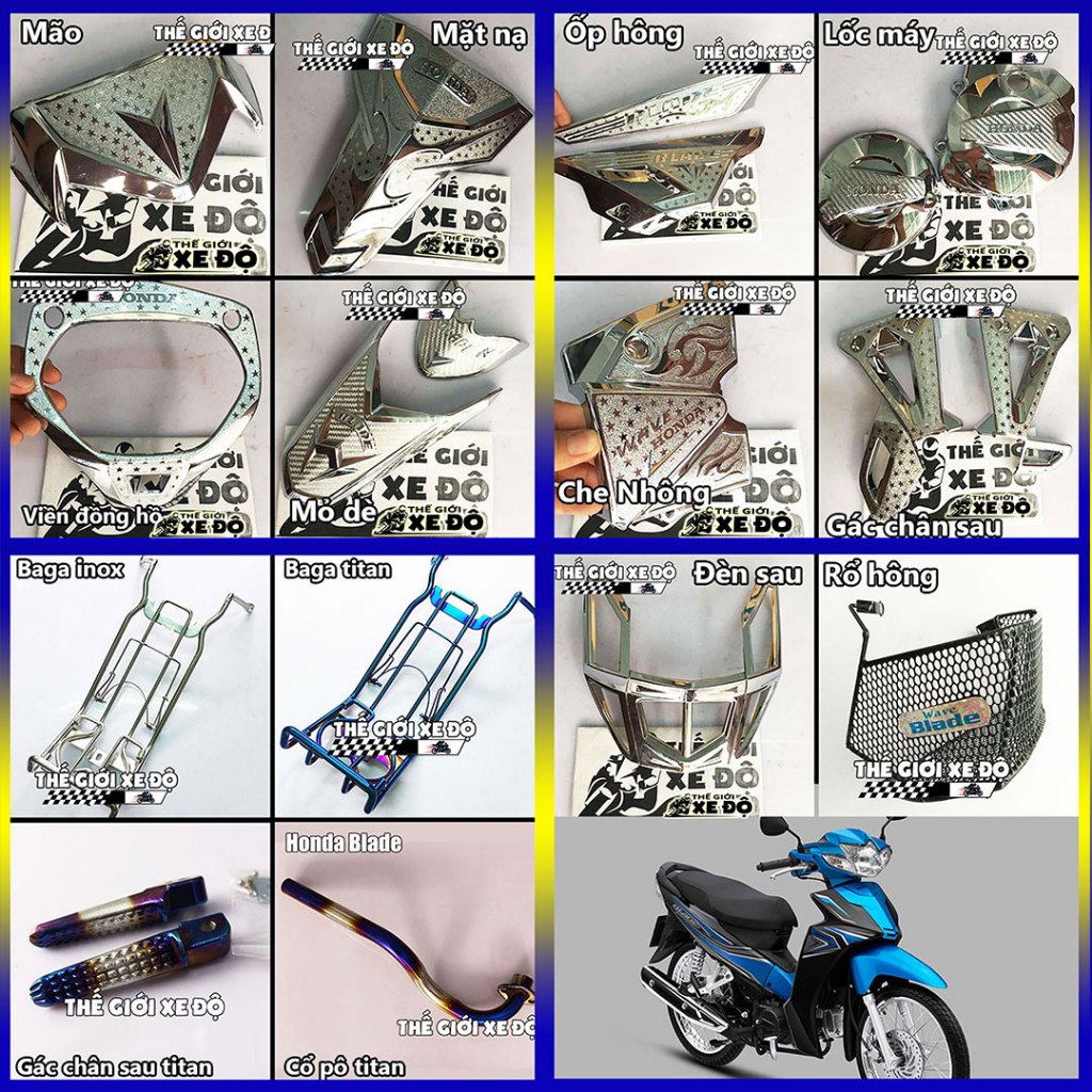 Phụ kiện đồ chơi wave blade 110