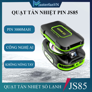Quạt tản nhiệt sò lạnh dùng pin JS85 lên tới 3000mah làm lạnh cực nhanh có thể đóng đá giảm Fps chơi pubg