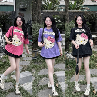  ÁO PHÔNG RÁCH HELLO KITTY SIÊU HOTT 