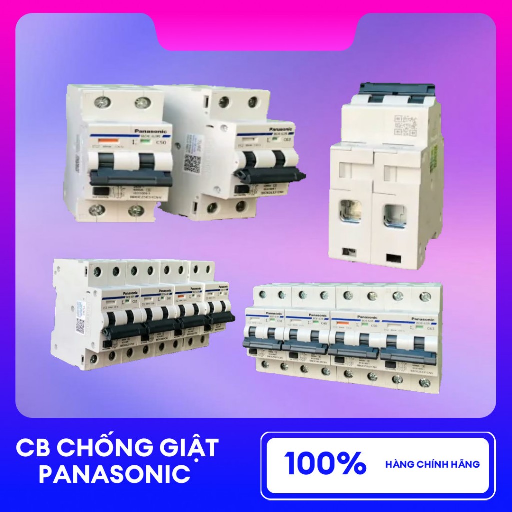 CB Chống Giật 2 Tép Panasonic – An Toàn Tối Ưu Cho Hệ Thống Điện
