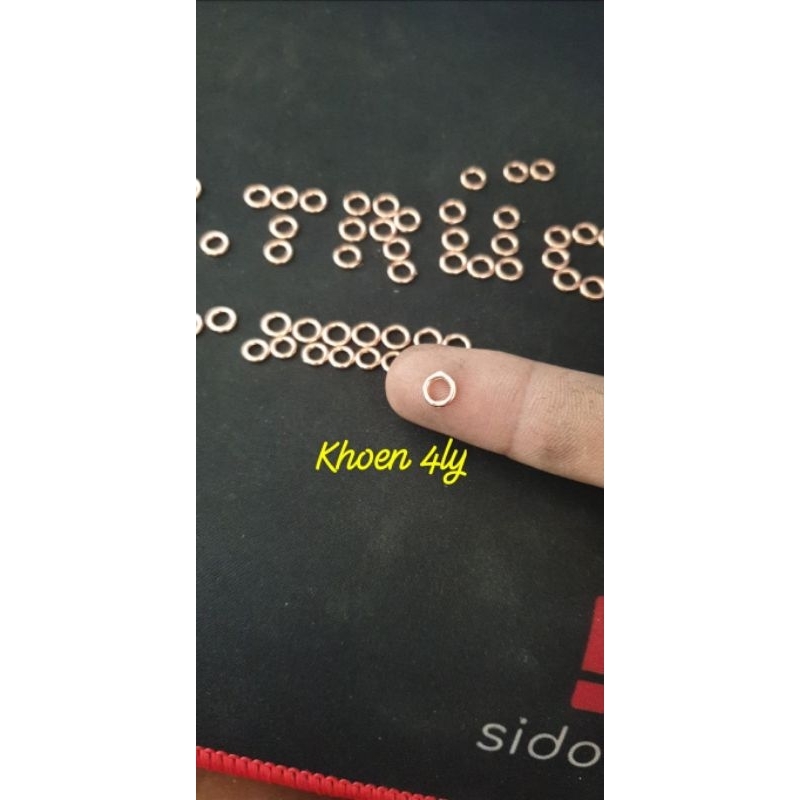 Combo 50 khoen đúc đồng làm giò gà