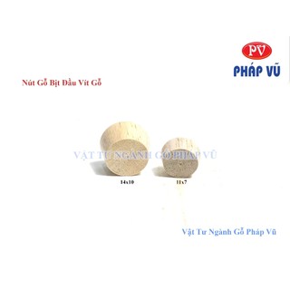 [200 cái/ bịch] Nút Gỗ Bịt Đầu Vít Gỗ - Ngành Gỗ