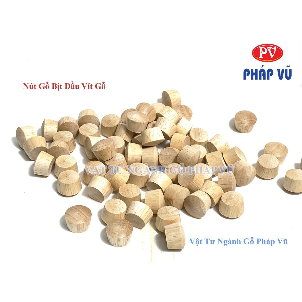 [200 cái/ bịch] Nút Gỗ Bịt Đầu Vít Gỗ - Ngành Gỗ