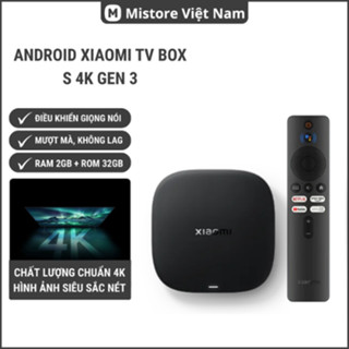 Android Tivi Box S 3rd gen / Mibox S 2nd Gen 4K HDR Google TV  Bản Quốc Tế Tiếng Việt