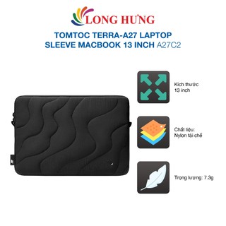 Túi chống sốc Tomtoc Terra-A27 Laptop Sleeve MacBook 13 inch A27C2 - Hàng chính hãng